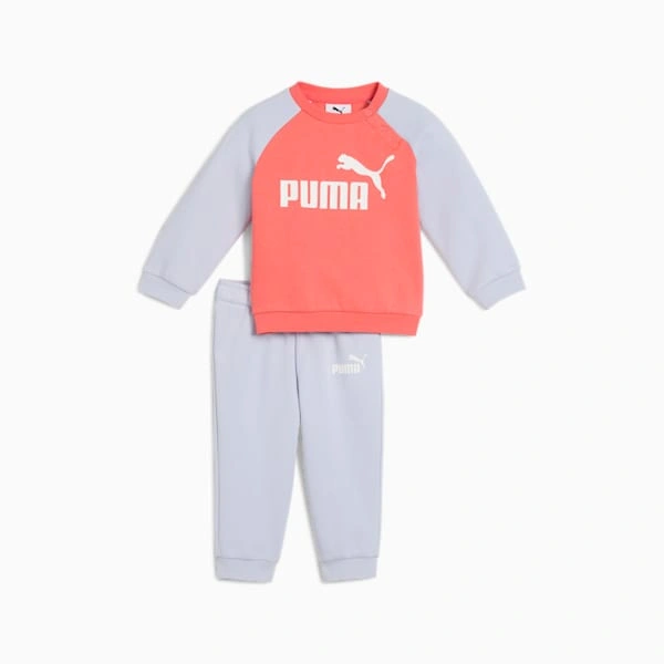 PUMA MiniCats: Supermyk raglan-sett for små eventyrere! Klær som gir glede og bevegelsesfrihet, perfekt for aktive barn!