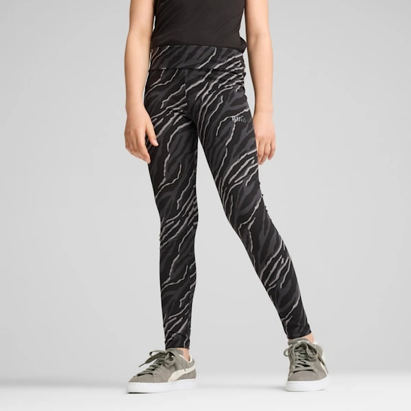 ESS+ ANIMAL Leggings til store barn fra PUMA: Viltmønster og komfort i ett!
