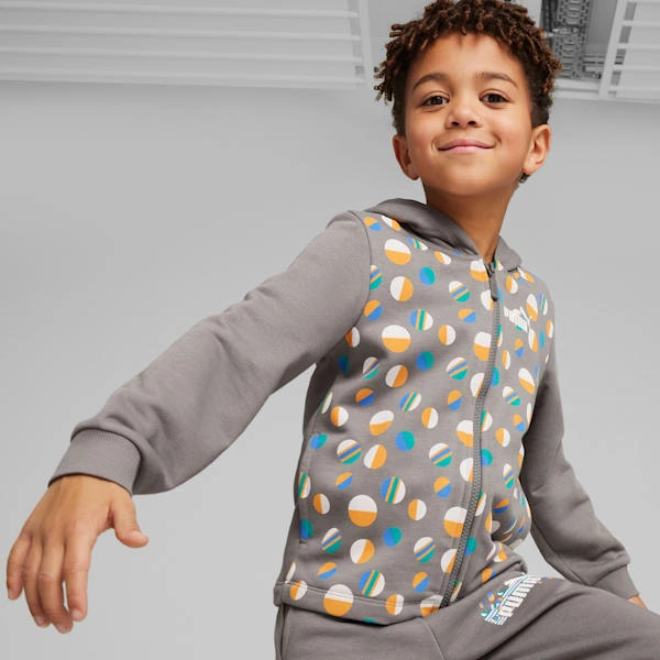 Sommerlek ESS+ Puma Gutt Hoodie – Perfekt for Aktiviteter og Moro